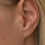 18ct Gold Delicate Diamond Tragus Stud