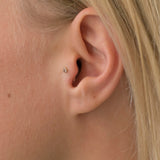 18ct Gold Delicate Diamond Tragus Stud