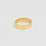 18ct Yellow Gold Wide Flat Wedding Ring