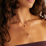 9ct Gold Dew Drop Pendant Necklace