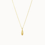 9ct Gold Dew Drop Pendant Necklace