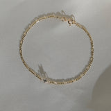 9ct Gold Diamond Chain Bracelet