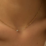 9ct Gold Diamond Chain Necklace