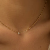 9ct Gold Diamond Chain Necklace