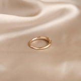 9ct Gold Eclipse Stacking Ring