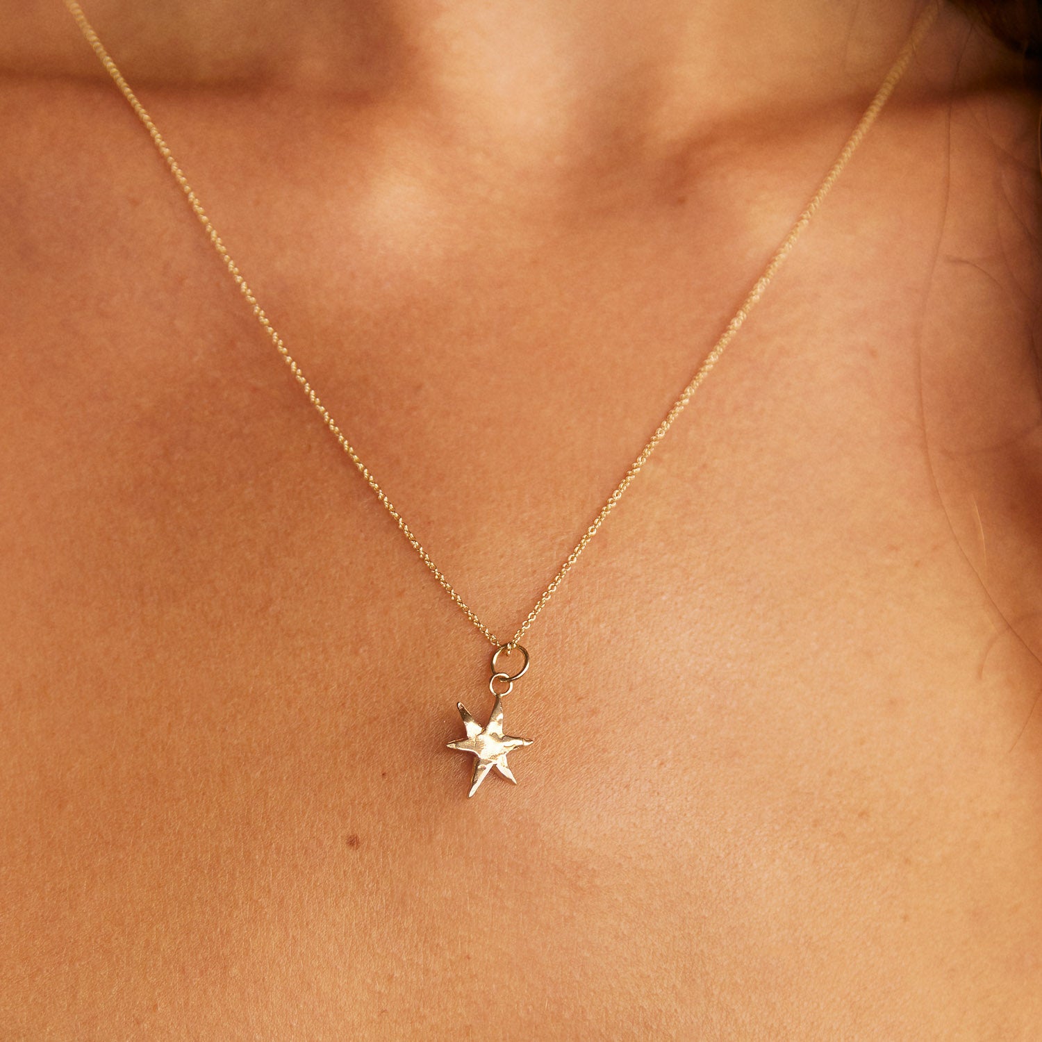 9ct Gold Lucky Star Necklace