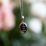 9ct Gold Personalised Oval Locket Necklace