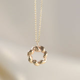 9ct Gold Revolution Circle Necklace