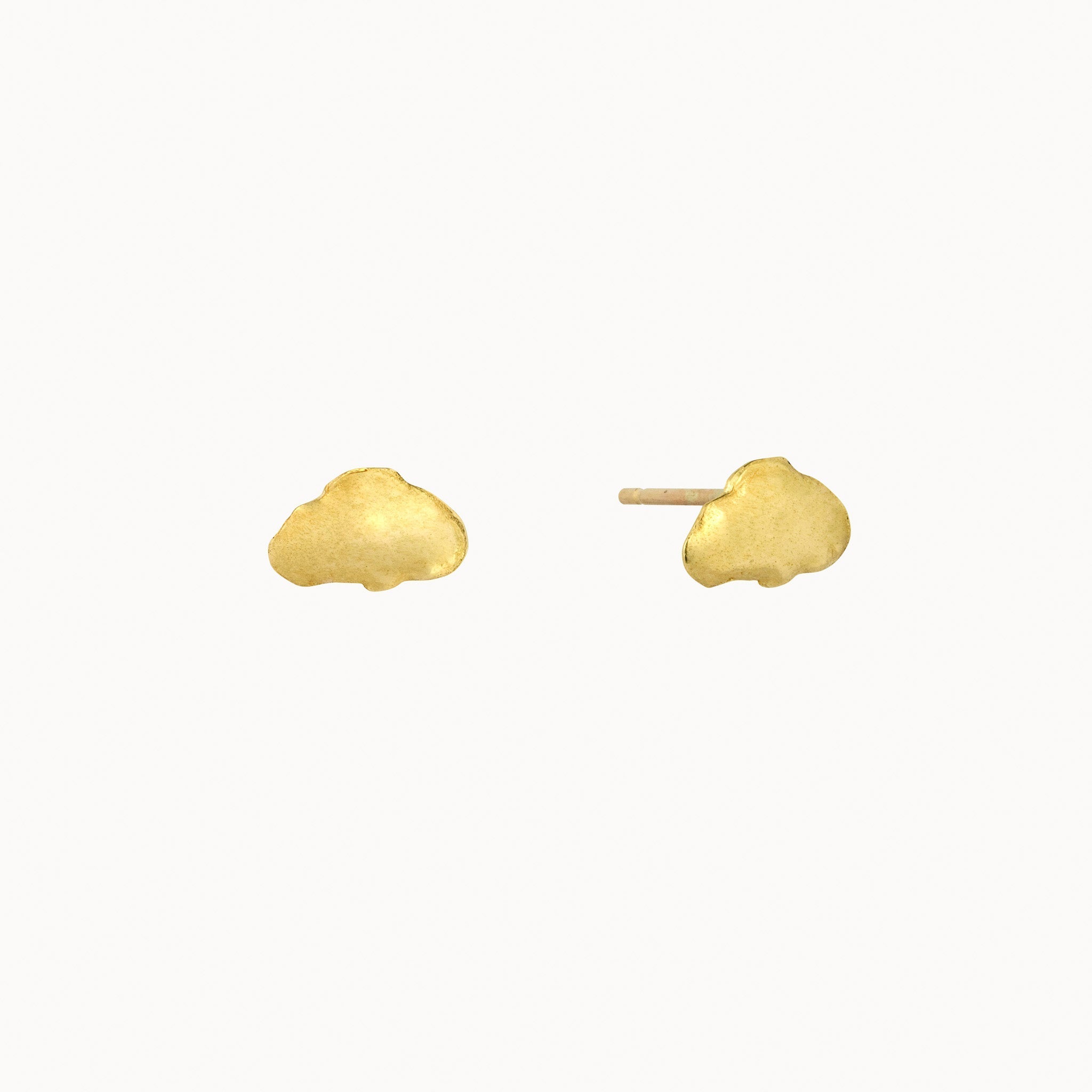 9ct Gold Tiny Cloud Studs