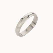 9ct White Gold 4mm Wedding Ring