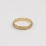 9ct Yellow Gold Frosted Light Wedding Ring