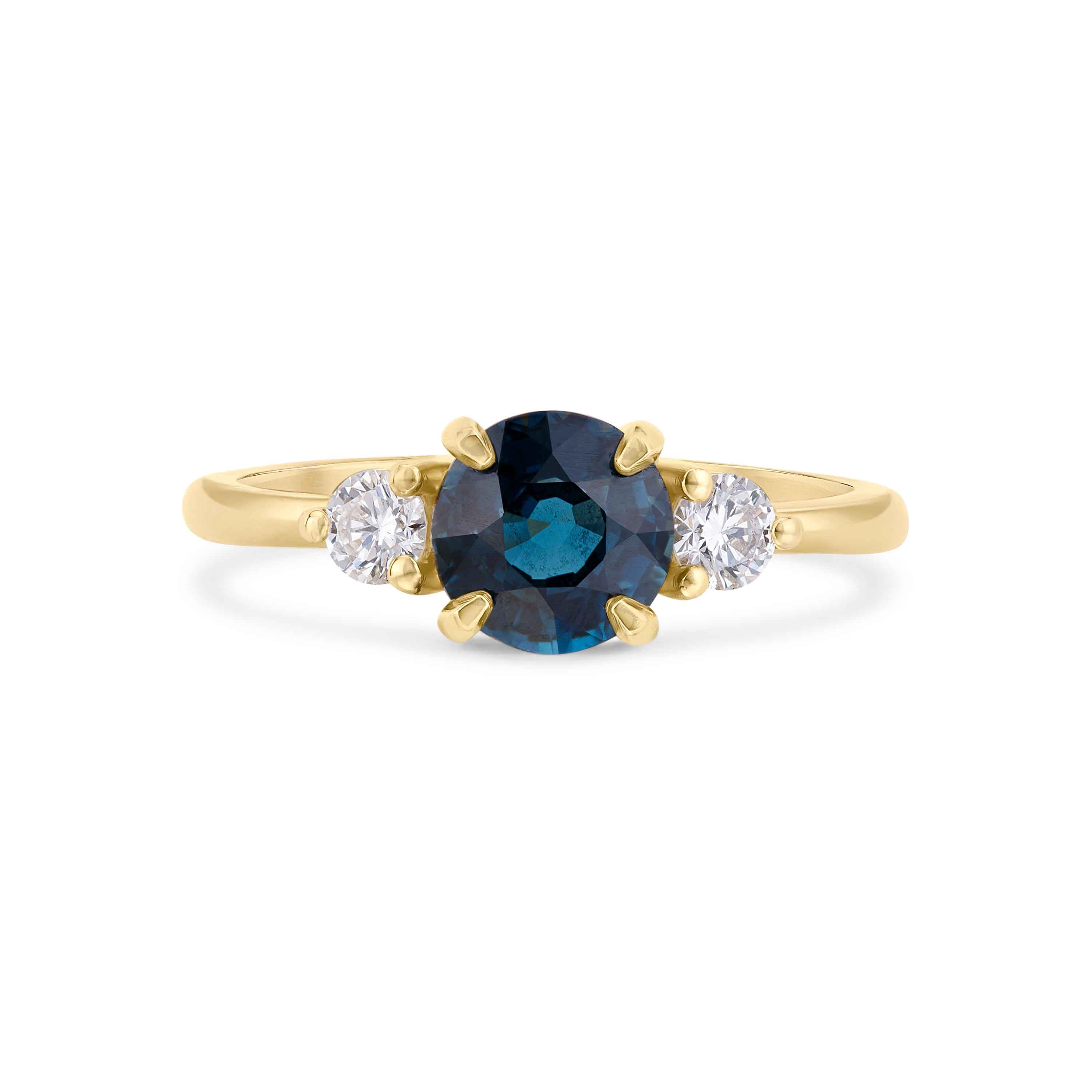 Sapphire trilogy engagement on sale ring