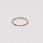 Mixed Gold Entwined Wedding Ring