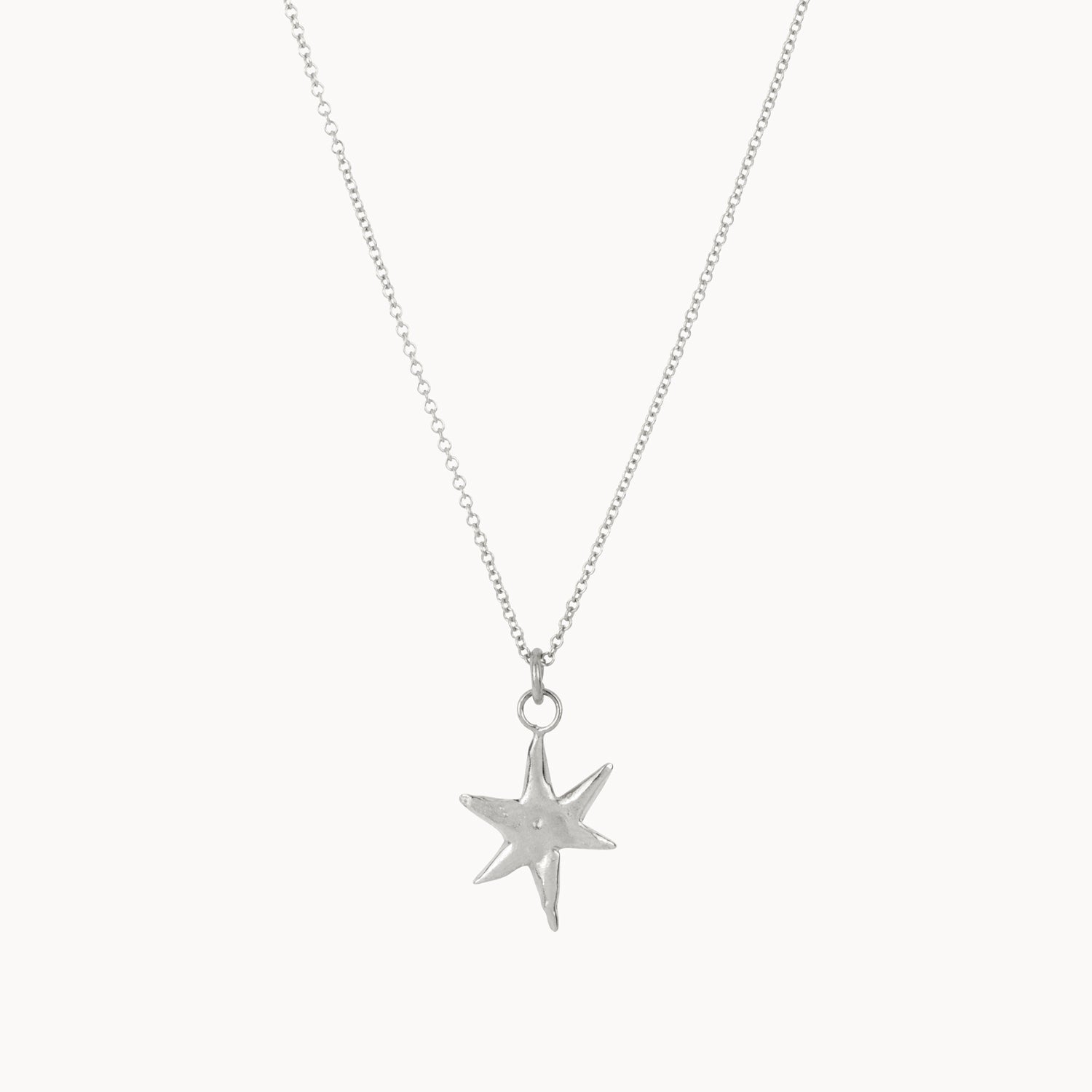 Silver Lucky Star Necklace