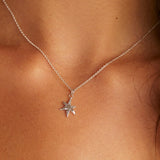 Silver Lucky Star Necklace