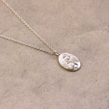 Silver Personalised Aquarius Necklace