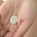 Silver Personalised Eternally Friends Pendant Necklace