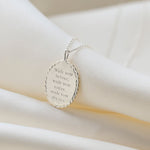 Silver Personalised Eternally Friends Pendant Necklace