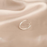 Silver Split Eclipse Open Ring