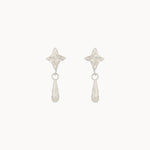 Silver Star Dangle Earrings