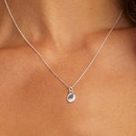 Silver Sunburst Necklace