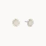 Silver Tiny Sun Studs