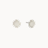 Silver Tiny Sun Studs