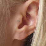 Silver Very Delicate Cartilage Stud