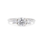 Trilogy Diamond White Gold Engagement Ring