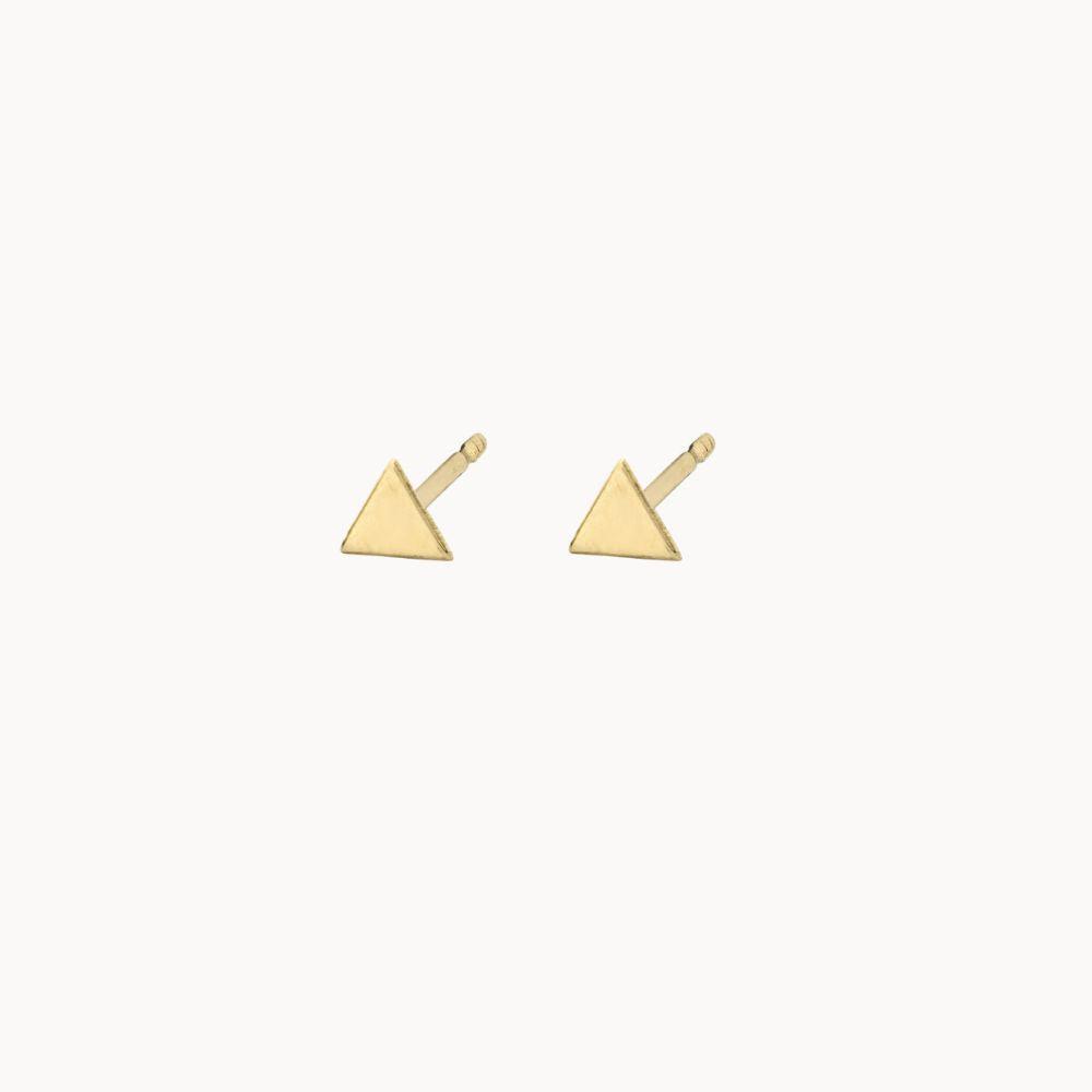 Small triangle clearance stud earrings