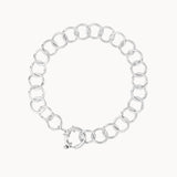 Silver Statement Connected Link Bracelet